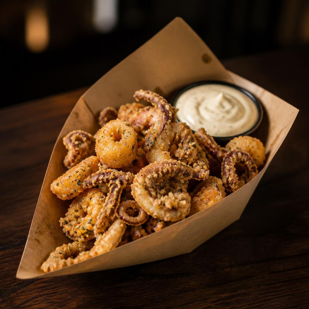 Calamaretti fritti ai sette sapori