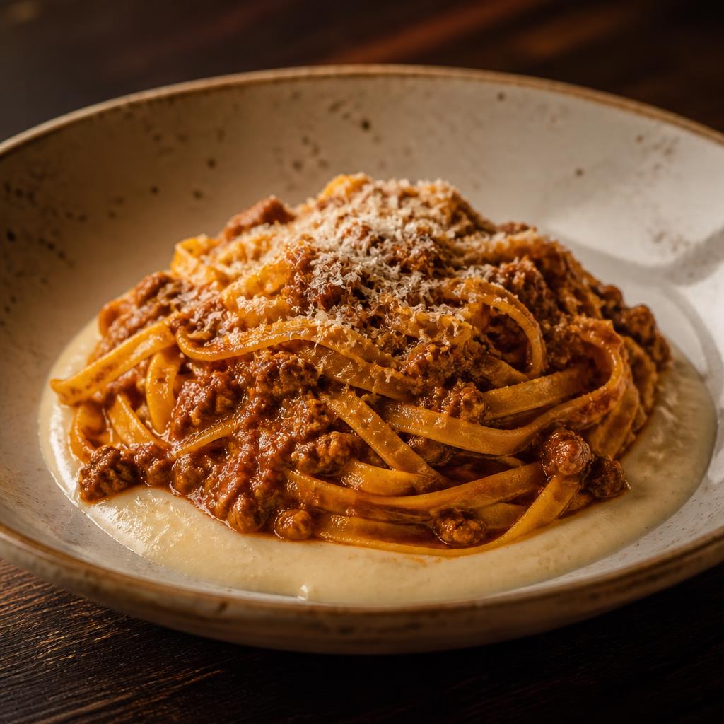 Fettucce al ragù di manzo